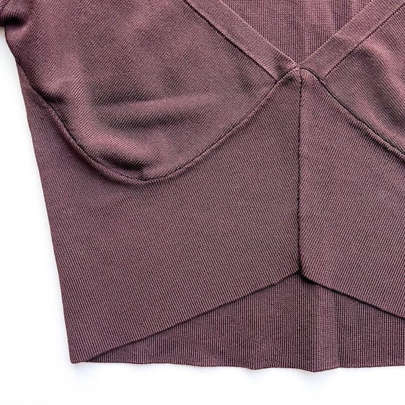 Zara Burgundy Crop Top - Picture 5 of 6